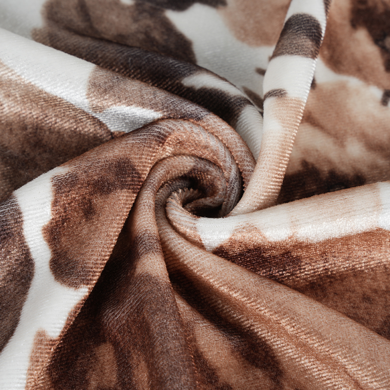 Tissu velours coréen imprimé 292