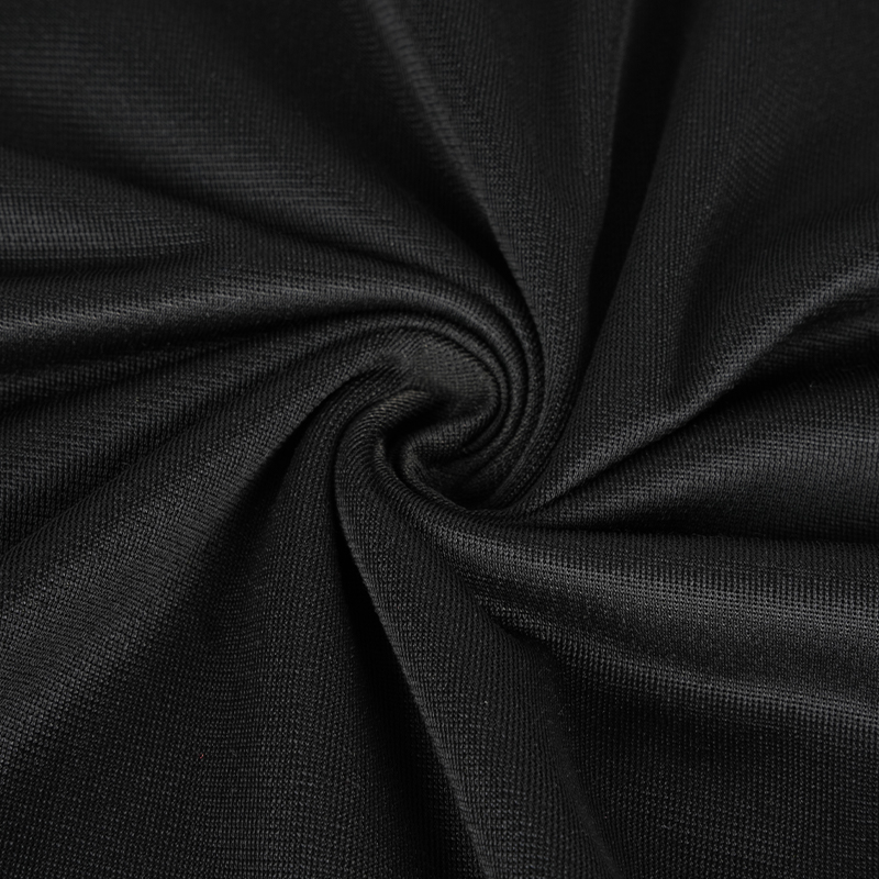 Gants en soie noire tissu velours 561