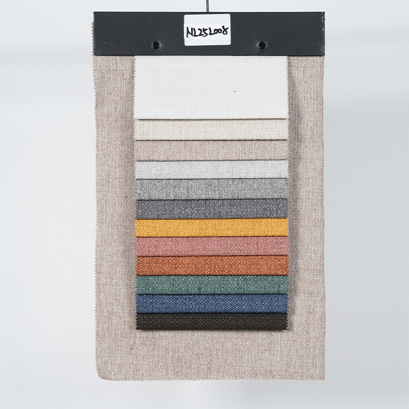 Tissu de canapé en polyester jacquard à points de grains de riz