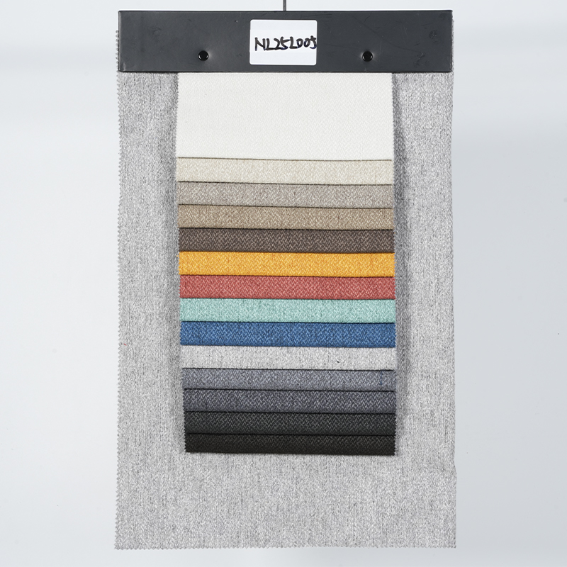 Tissu de canapé en polyester à points irréguliers