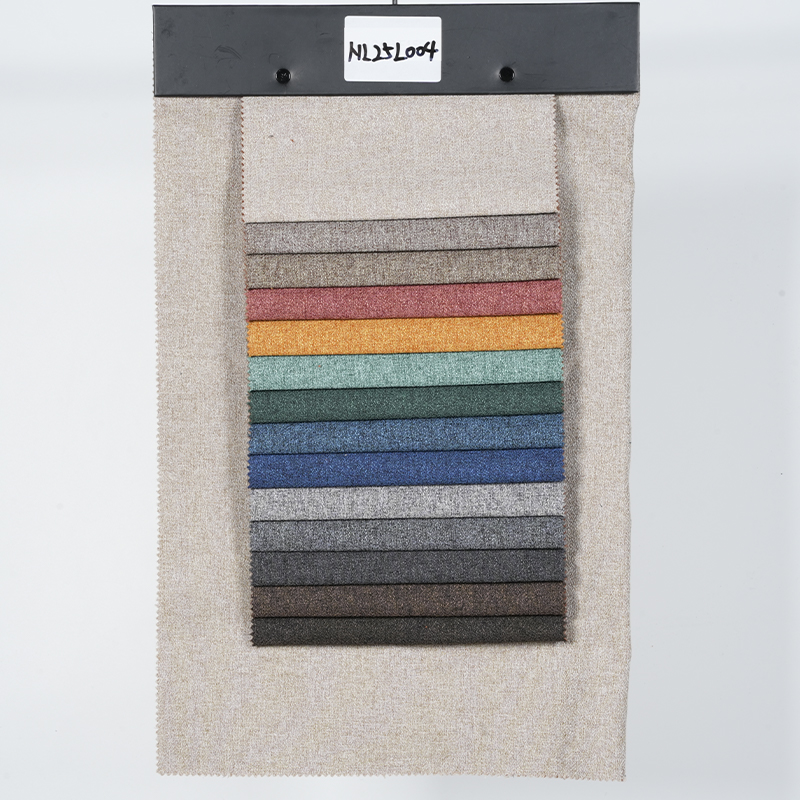 Tissu de canapé en polyester à points plats