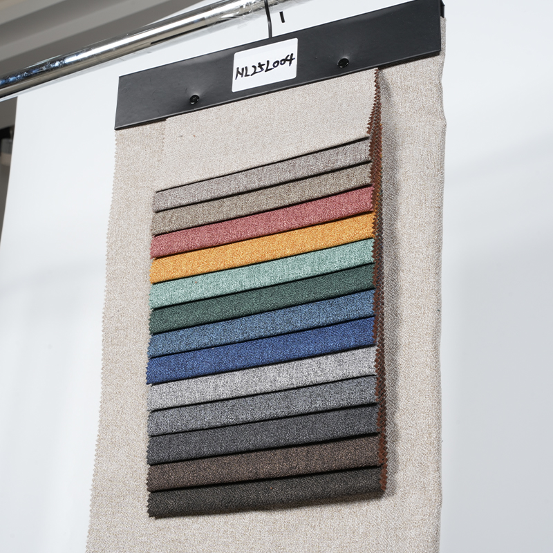 Tissu de canapé en polyester à points plats Tissu de canapé en polyester à points plats